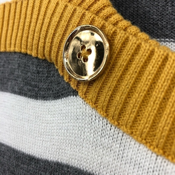 Democracy Women’s S Angora Blend Yellow Pullover Sweater Style# B6043KVSW - Picture 4 of 12